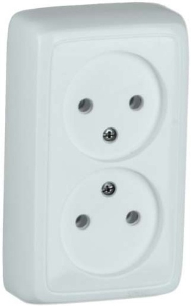 Изображение товара Розетка без заземления HEGEL РА16-144 для бытовых нужд