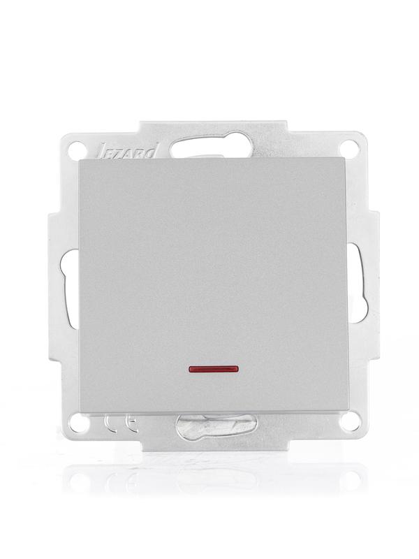 

Выключатель Lezard 742-3588-111 Vesna 1-кл. СП с индикацией механизм платина, 742-3588-111