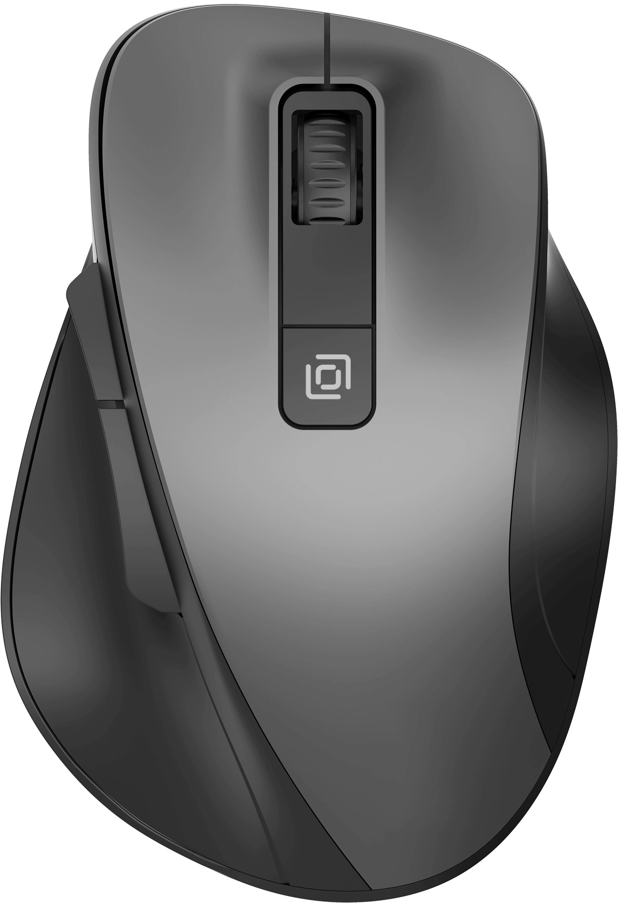 

Мышь Oklick 504MW 2004736 оптическая (1600dpi), silent, беспроводная, USB, (6but), черная/серая, 504MW