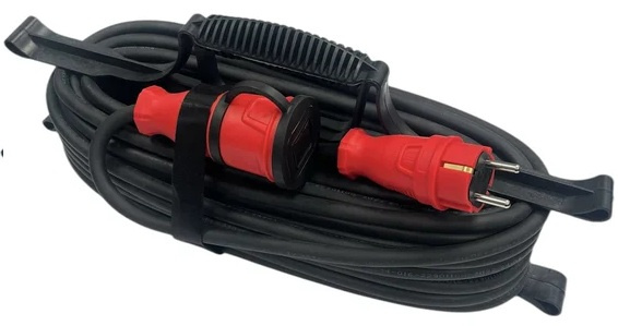 Изображение товара Удлинитель iTOK iCONNECT COLOR SUR KG 315 1 44 40 RED 40 м защитой IP44