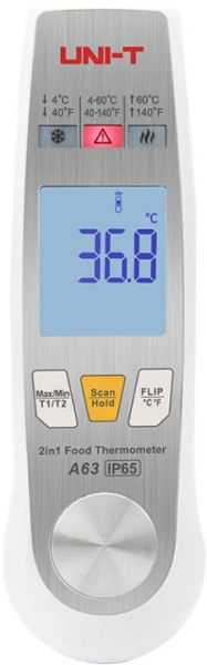 Изображение товара Термометр UNI-T A63 Инфракрасный пирометр с складным зондом