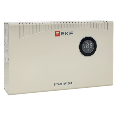 Изображение товара Стабилизатор напряжения EKF stab-TW-2000 220 В 2000 ВА симисторный монтаж