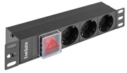 фото Блок розеток Exegate ServerPro PDU-10H305 Al-3S-C14-SW