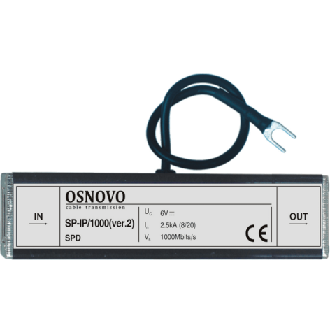 Изображение товара Грозозащита OSNOVO SP-IP/1000(ver2) для IP видеонаблюдения и Ethernet сетей