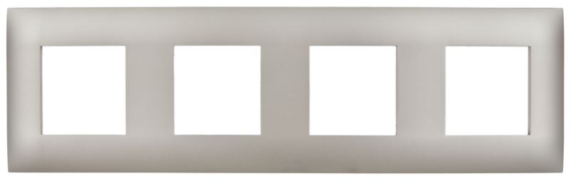 

Рамка четверная IEK SK-M42-K37 SKANDY SK-F04Sh шампань, SK-M42-K37