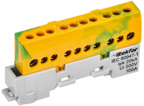 фото Шина PE "земля"  IEK TF-NN10-10-KL-K52 в Ростове-на-Дону