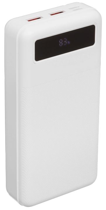 

Аккумулятор внешний портативный TFN TFN-PB-312-WH 20000mAh Porta LCD PD 22.5W wh, TFN-PB-312-WH