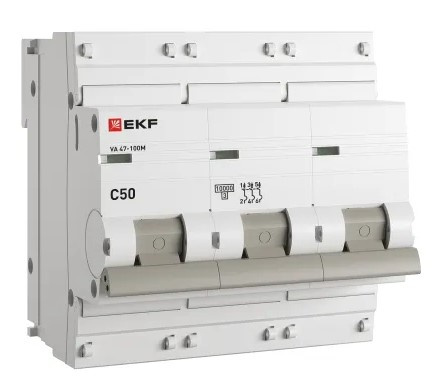 фото Автоматический выключатель  EKF mcb47100m-3-50C-pro в Омске