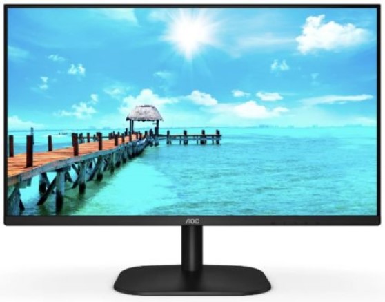 

Монитор 24" AOC 24B2XHM2 1920x1080, 4 ms, 178°/178°, 250 cd/m, 20000000:1, VA, HDMI, VGA, 24B2XHM2