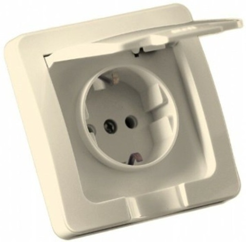 Изображение товара Розетка с заземлением HEGEL РС16-512-01 для безопасного подключения