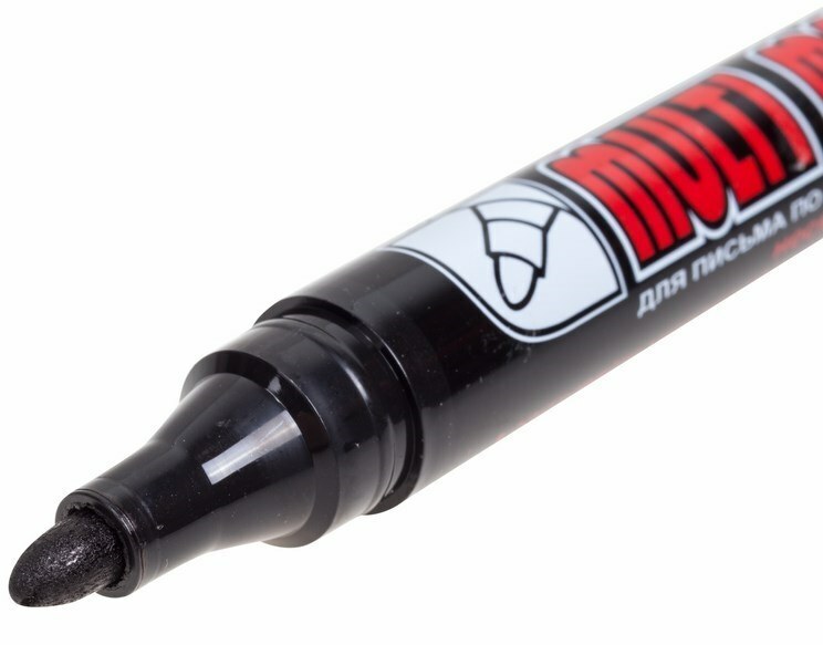 

Маркер Rexant 08-8601 перманентный Crown Multi Marker 3 мм, черный, пулевидный, 08-8601