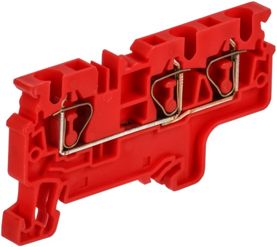 

Клемма пружинная IEK AF-CT42-00-3-K04-004 CX4-3 трехконтактная красная ARMAFIX, AF-CT42-00-3-K04-004