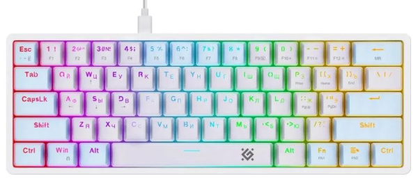 Изображение товара Механическая клавиатура Defender Amox GK-585 с RGB подсветкой и влагозащитой