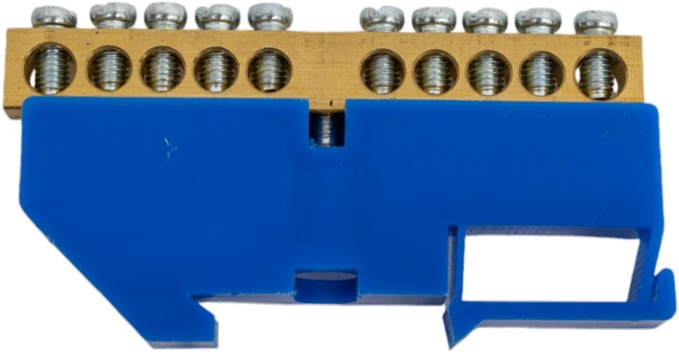 

Шина EKF sn0-125-6-d-r "0" N (8x12мм) 6 отв. латунь синий изолятор на DIN-рейку розн. стикер, sn0-125-6-d-r