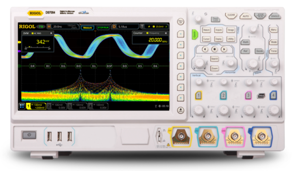Изображение товара Осциллограф Rigol DS7024 с подсветкой и цифровыми функциями