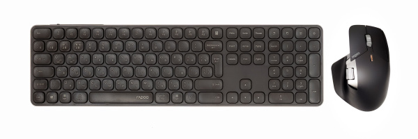 Изображение товара Мультимедийная клавиатура и мышь Rapoo 9560M беспроводной комплект игровой стильный