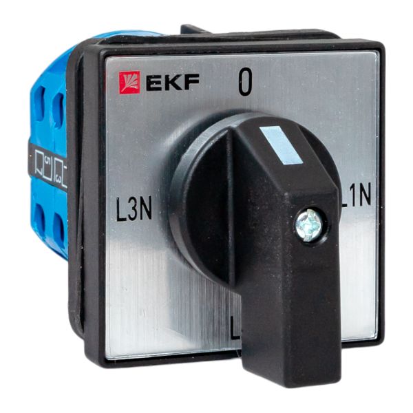 

Переключатель кулачковый EKF pk-1-84-10-65 ПК-1-84 10А 4P для вольтметра (фазное напряжение) IP65, pk-1-84-10-65