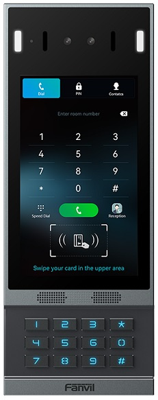 Изображение товара Видеодомофон Fanvil i67 с технологией распознавания лиц 7 дюймов IPS