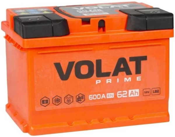 Изображение товара Аккумулятор VOLAT VS621 62Ач 12В низкое расположение L+