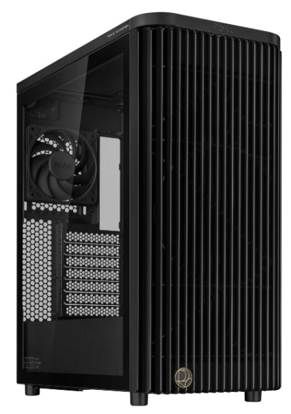 Изображение товара Корпус ASUS PROART PA401 WOOD TG PWM BLACK - стильный Mid Tower с древесной отделкой