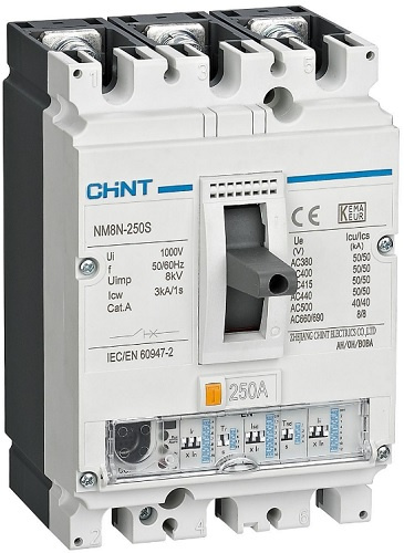 Изображение товара Автоматический выключатель CHINT 271322 3 полюса защита сети 25.2-63 А