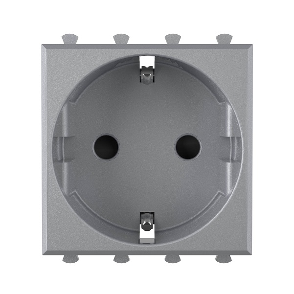 

Розетка DKC 4404002 модульная, 2P+E, с з/ш, "Закаленная сталь", 2 модуля, "Avanti", 4404002