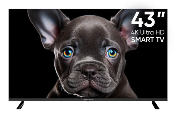Изображение товара Телевизор TopDevice TDTV43CS08U_BK 43 дюйма UHD 4K SMART