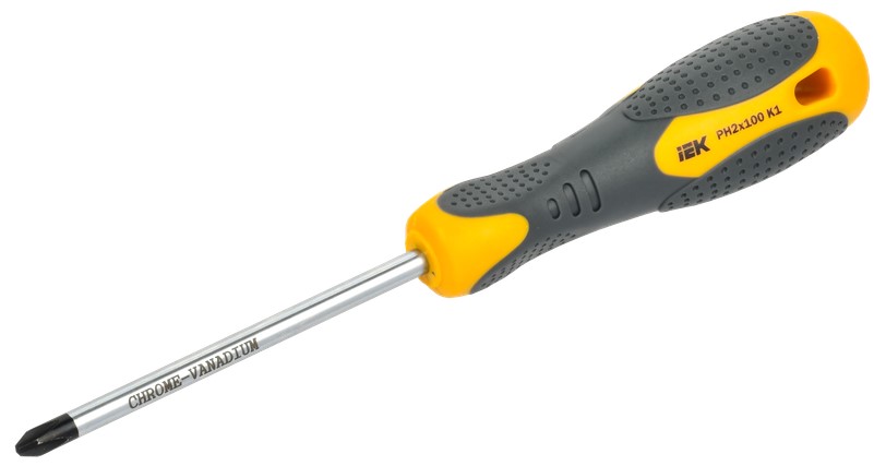 

Отвертка IEK ARMA2L 3 A2L3-SC10-K1-PH-20-100 PH2х100 K1, ARMA2L 3