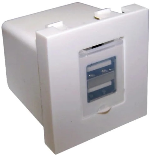 Модуль Lanmaster LAN-EZ45x45-2UAA/4.2-WH