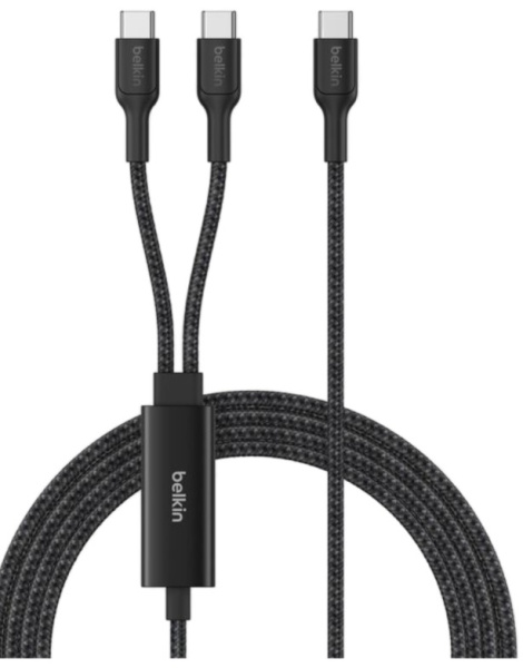 Изображение товара Кабель Belkin CAC004hq1.5MBK Универсальный USB-C кабель 1 левый, 2 правых