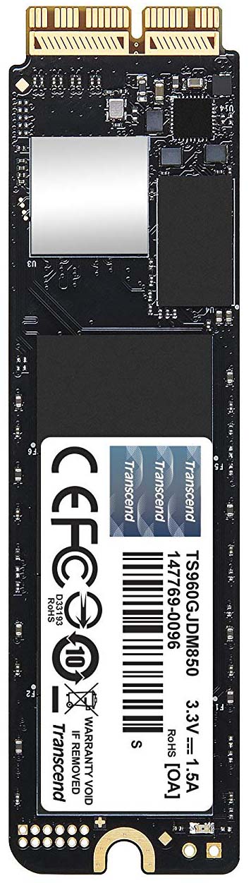 

Набор Transcend TS960GJDM850 для апгрейда Apple с твердотельным накопителем 9600GB JetDrive 850, TS960GJDM850
