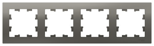 Изображение товара Рамка Systeme Electric AtlasDesign ATN000904 для электросистем 4 поста