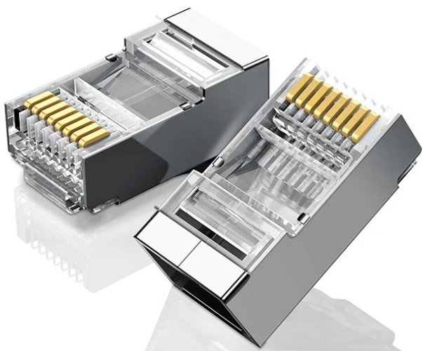 

Коннектор UGREEN NW111 Cat6 FTP RJ45 Modular Plugs 100шт, цвет: прозрачный, NW111