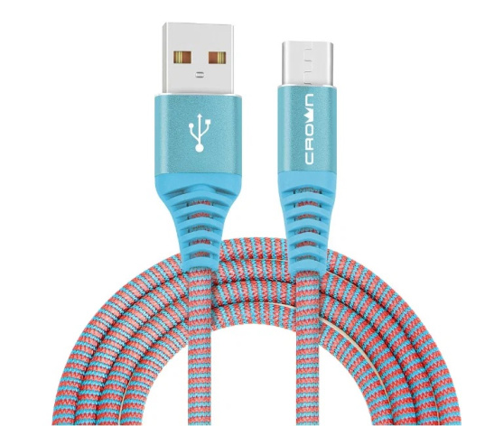 Изображение товара Кабель Crown CMCU-3102C USB - USB Type-C для зарядки и передачи данных