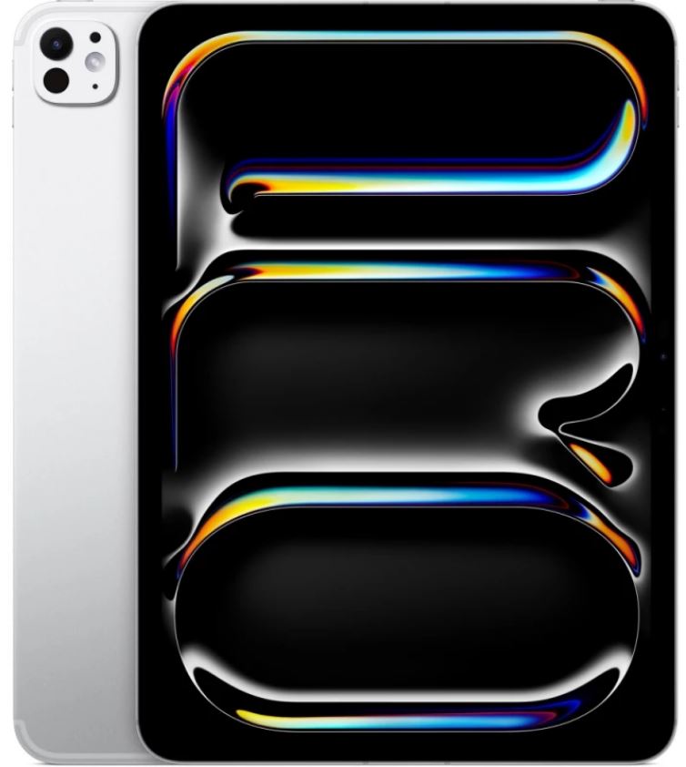 

Планшет 11" Apple iPad Pro Wi-Fi + Cellular 256GB ME2P4 with standard glass - Silver, iPad Pro (2025) Wi-Fi + Cellular 256GB