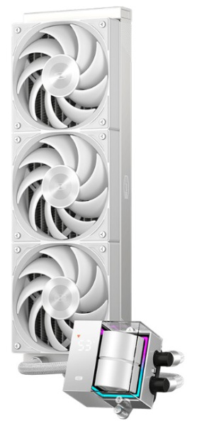 Изображение товара Система охлаждения PCCooler DS360 Display WH с дисплеем и совместимостью LGA115x,1200,1700,1851,AM4