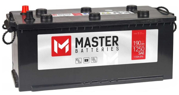 Изображение товара Аккумулятор для грузовых автомобилей MASTER BATTERIES MBT1904 12 В 190 Ач