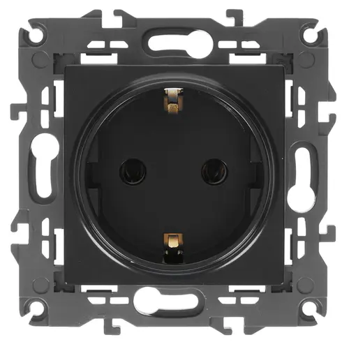 

Розетка ЭРА Б0034269 14-2101-05 Elegance антрацит с/з, Б0034269