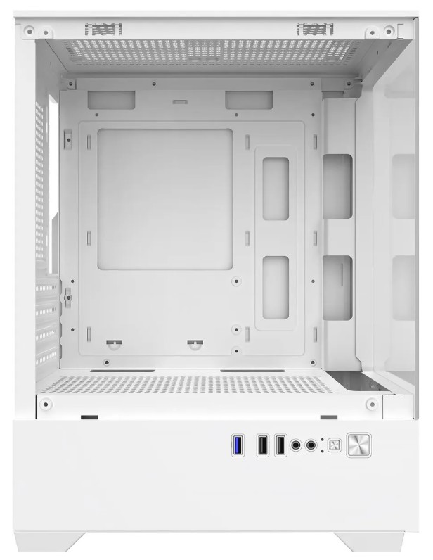 

Корпус mATX Bloody CC-125-WH белый, без БП, боковая панель из закалённого стекла, 2*USB 2.0, USB 3.0, CC-125-WH