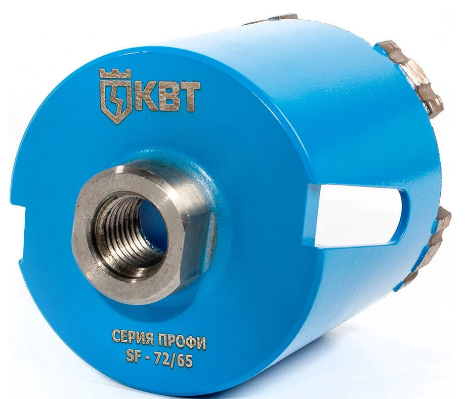 

Сверло КВТ 85564 алмазное для подрозетников SF-72/65 серия ПРОФИ, 85564