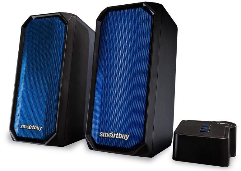 

Акустическая система SmartBuy RAPTURE SBA-4300 2.0, Bluetotoh, 6Вт, RGB-подсветка, USB, черный (1/10), RAPTURE