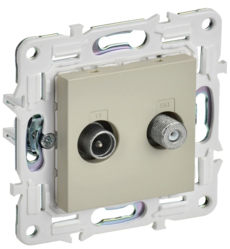 фото Розетка телевизионная  IEK SK-AF20-O-K10 в Уфе
