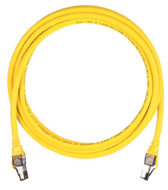 Кабель патч-корд NikoMax NMC-PC4SI55B-050-C-YL