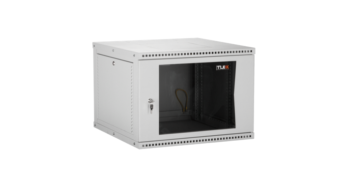 

Шкаф настенный 19", 9U TLK TWI-096045-R-P-GY перфорированная дверь, Ш600хВ436хГ450мм, 1 пара монтажных направляющих, серый, TWI-096045-R-P-GY