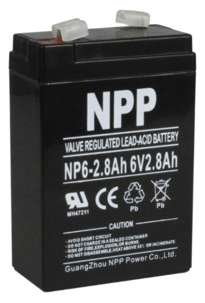 Изображение товара Батарея NPP NP6-2.8(NPP аккумулятор 2.8Ач надежный источник питания