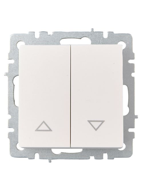 

Выключатель двухклавишный для жалюзи IEK BR-V15-0-10-K36 BRITE 10А ВС10-1-5-БрЖ Жемчужный, BR-V15-0-10-K36