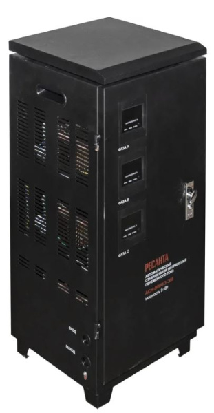 Изображение товара Стабилизатор напряжения Ресанта 63/4/6 мощностью 20000 ВА электромеханический