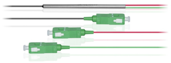 Изображение товара Оптический делитель мощности SNR 1x2 30/70 SC/APC трехоконный бескорпусный