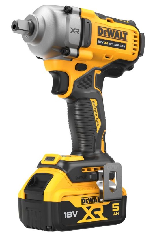 

Гайковерт DeWALT DCF892P2T аккумуляторный, 18 В, 1084 Нм, 3250 уд/мин, с 2 АКБ 5 Ач и ЗУ, в кейсе TSTAK, DCF892P2T
