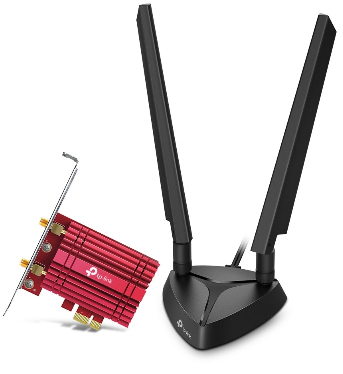 

Адаптер TP-LINK Archer TXE75E AXE5400 трехдиапазонный беспроводной PCI Express Wi-Fi 6E с поддержкой Bluetooth 5.3, Archer TXE75E